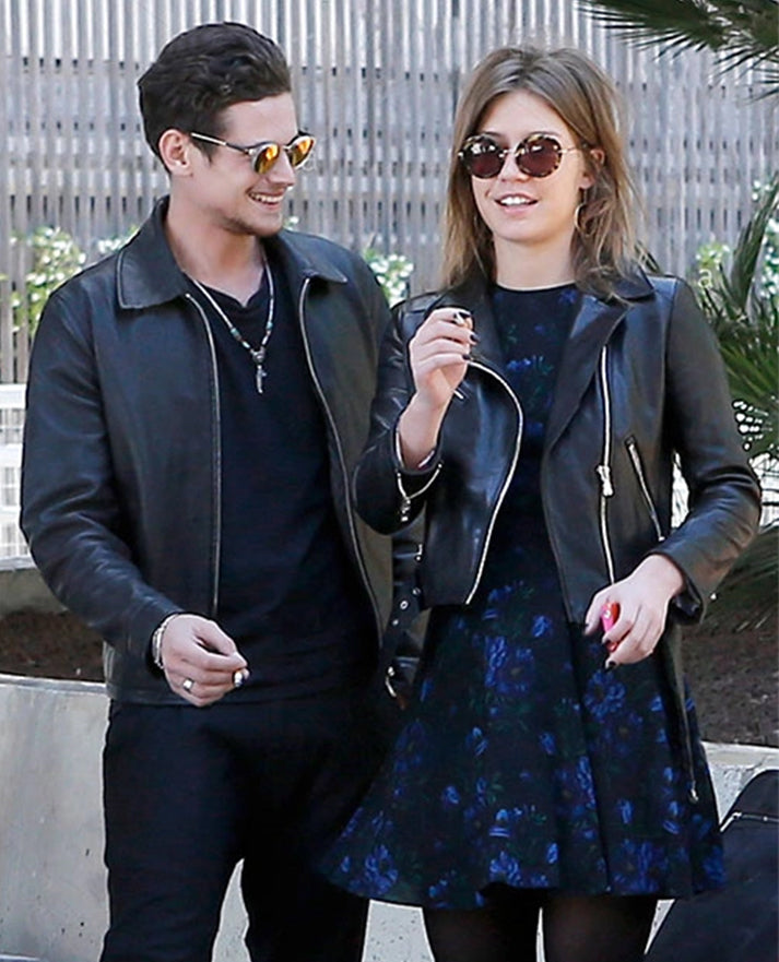 Adele Exarchopoulos Leather Jacket