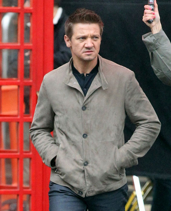 Mission Impossible Rogue Nation Jeremy Renner Suede Jacket