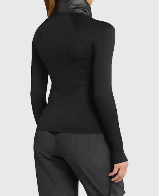 Women's Zella Hybrid Black Puffer Jacket