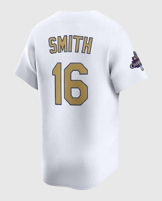 Los Angeles Dodgers 2025 White & Gold Jersey