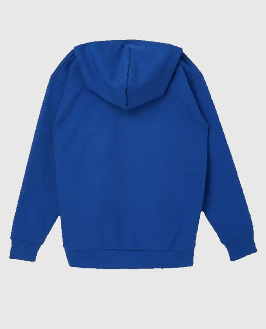 SP5DER Web Suit Blue Hoodie Rhinestone