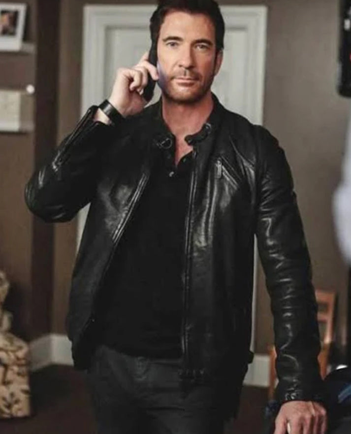 Dylan McDermott Hostages Leather Jacket