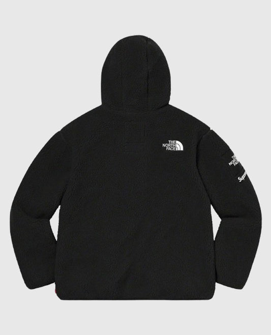 Supreme The North Face S Logo Black Fleece Jacket