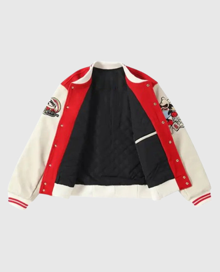 ABCD Jose Wong A Boy Cant Dress Varsity Teddy Jacket