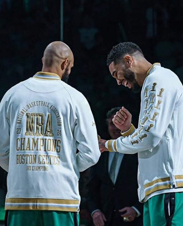 NBA Boston Celtics Trophy Ring Banner Jacket