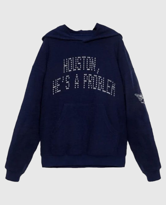 Houston, He's a Problem Racer Hoodie