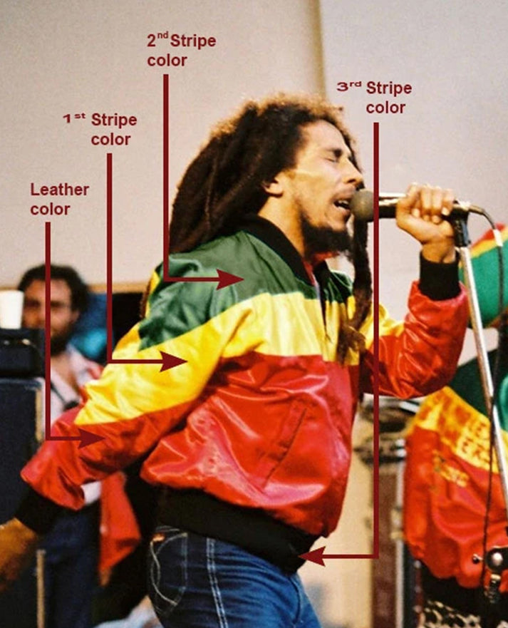 Bob Marley Leather Jacket