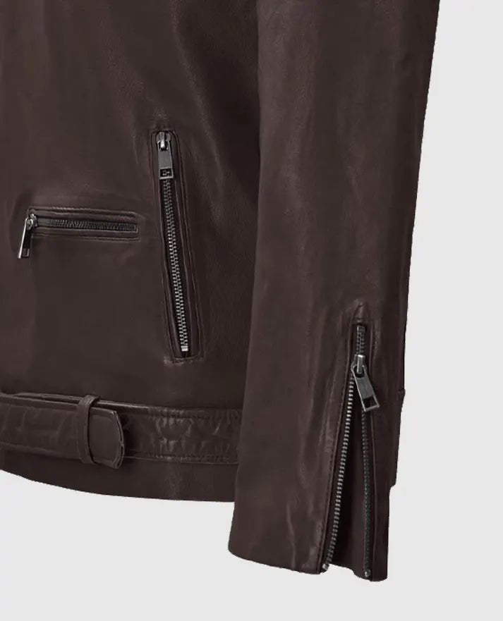 Men's Brown Riding Rutland Leather Jacket