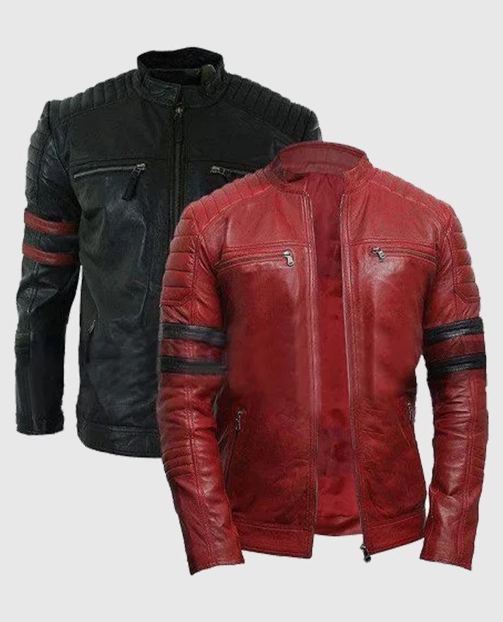 Fight Club Tyler Durden Retro Leather Jacket