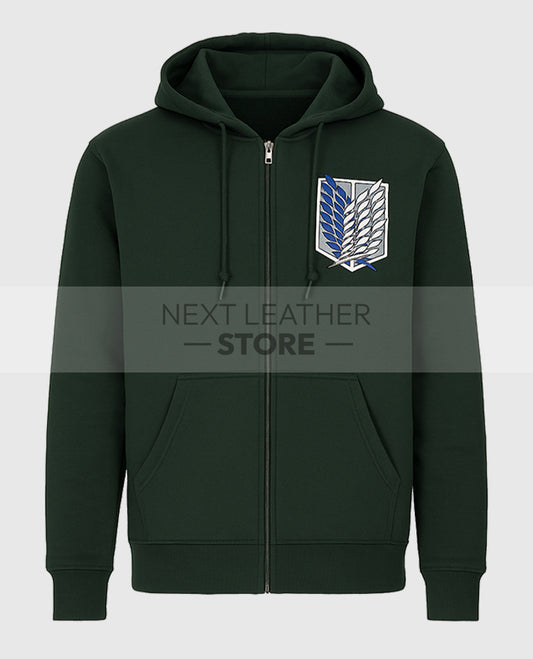 Attack On Titan Scout Regiment Green Hoodie