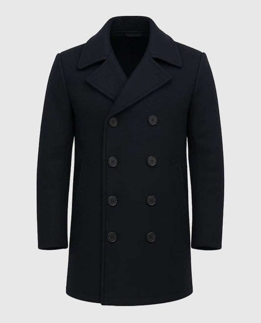 Harry Da Souza MobLand Black Wool Coat
