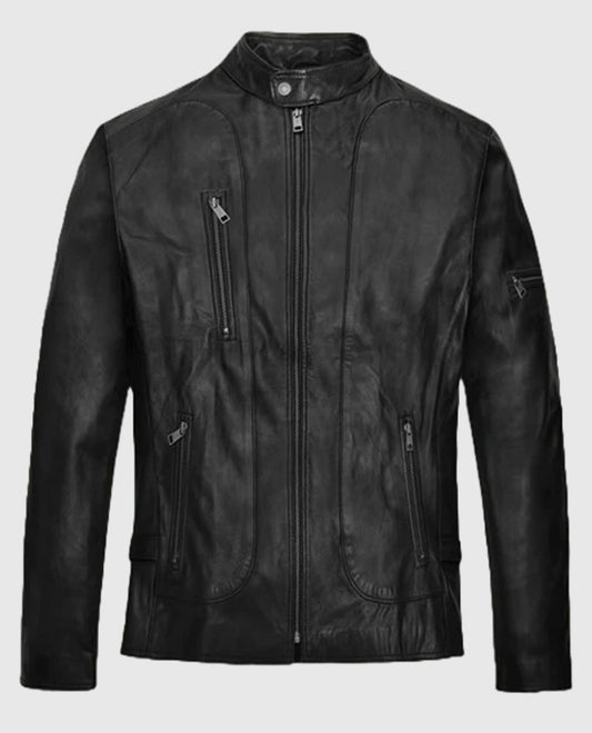 Justin Timberlake Guys Choice Awards Black Leather Jacket