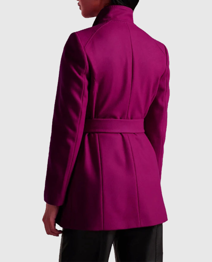 The Christmas Quest 2024 Lacey Chabert Wool Coat