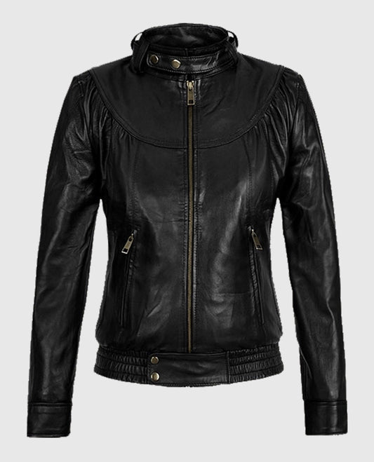 Meagan Good Black Leather Jacket