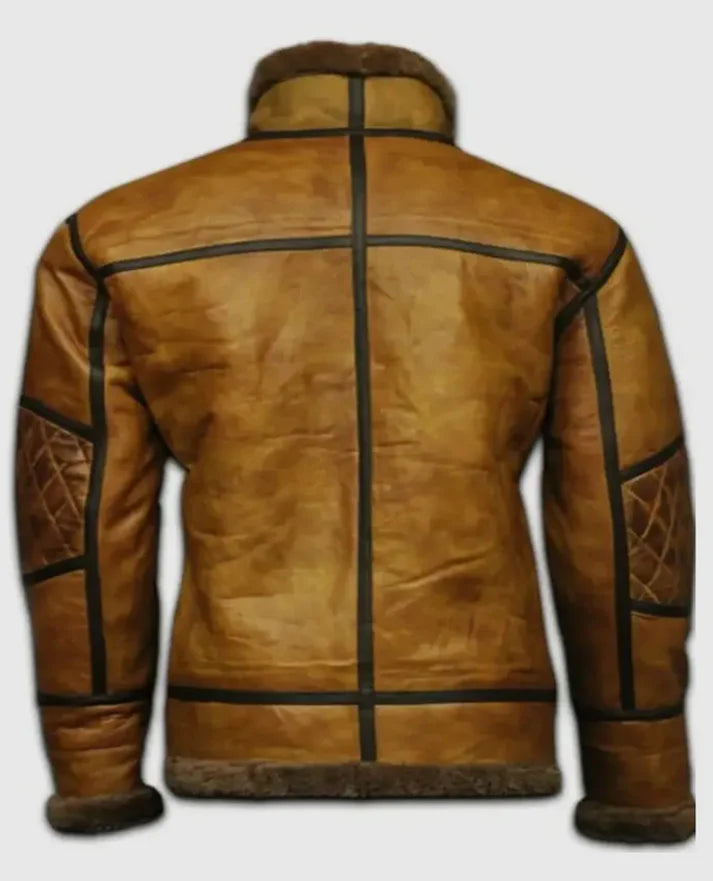 Men's RAF B10 Aviator Brown Jacket