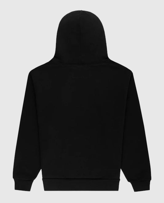 Sp5der OG Rhinestone Logo Black Pullover Hoodie