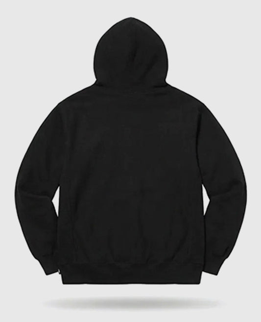 Supreme Cross Box Logo Black Pullover Hoodie