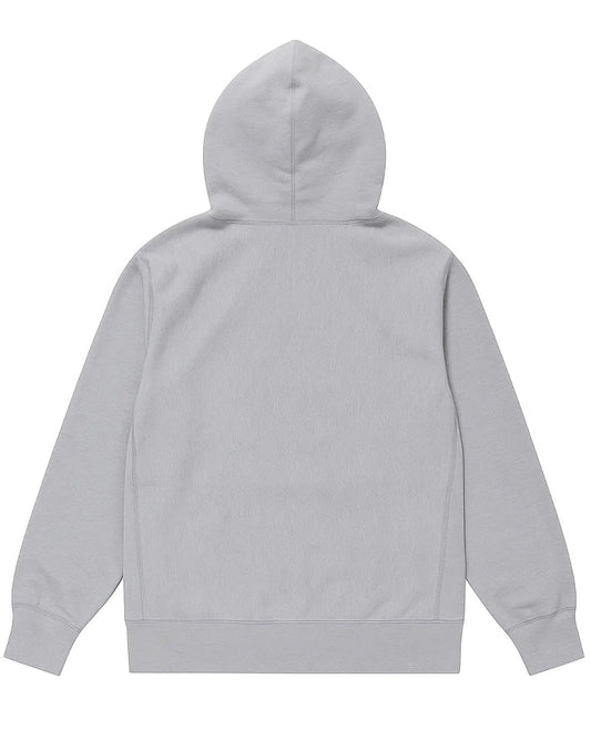 Supreme Cross Box Logo Gray Pullover Hoodie
