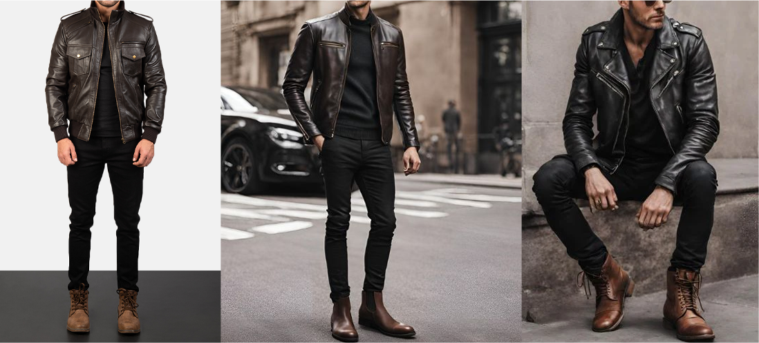 Black Leather Jacket & Brown Boots: A 2026 Style Guide