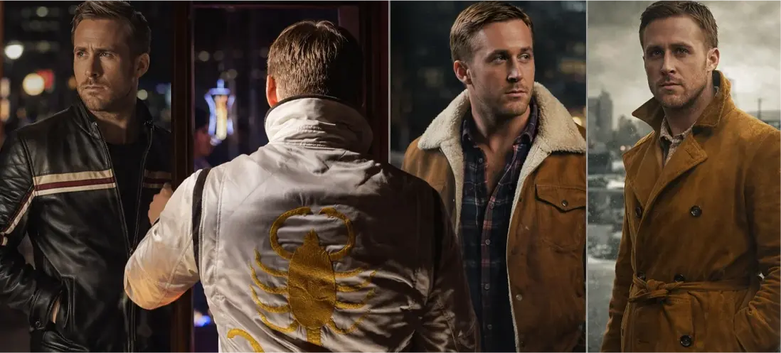 Most Iconic Ryan Gosling Movie Jackets and Coats Fans Still Love