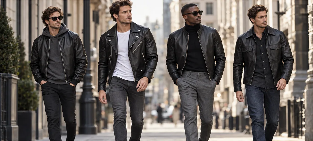 What to Wear With a Black Leather Jacket (For The Alpha In You)