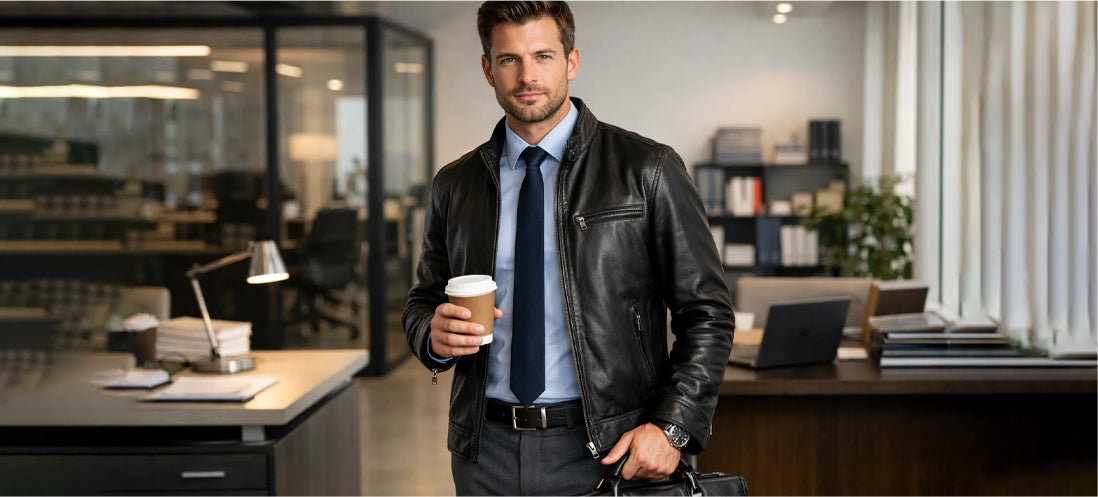 The Ultimate Guide to Styling a Leather Jacket for the Office