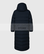 Arsene Wenger Long Black Puffer Coat