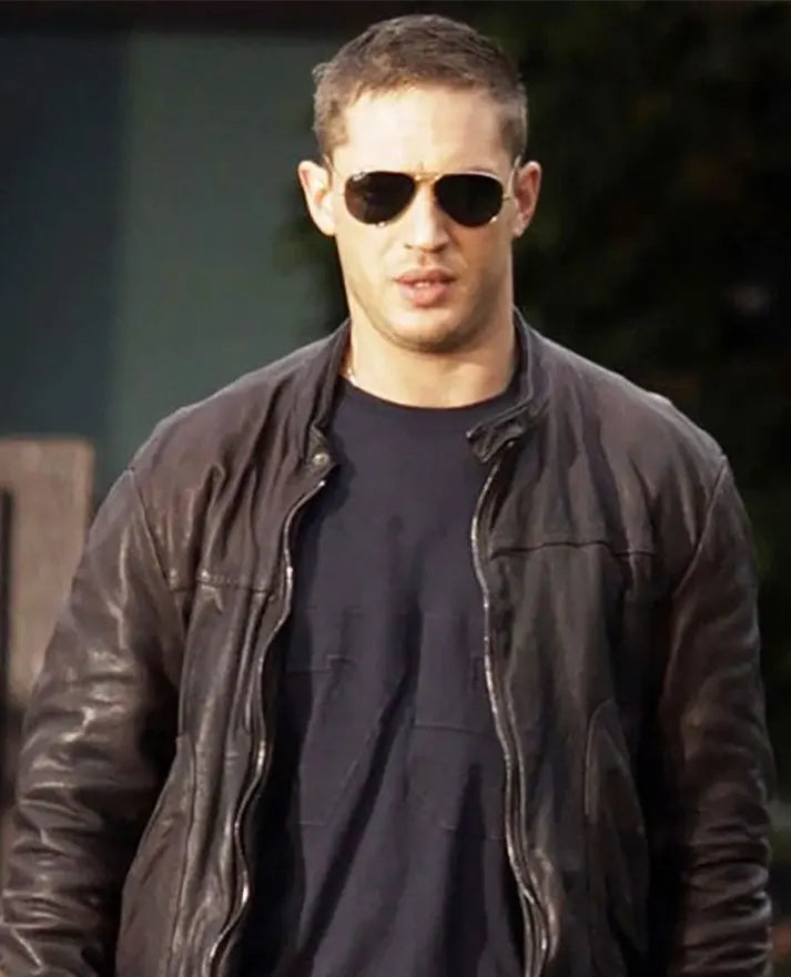 Tom Hardy This Means War Dark brown Leather Jacket