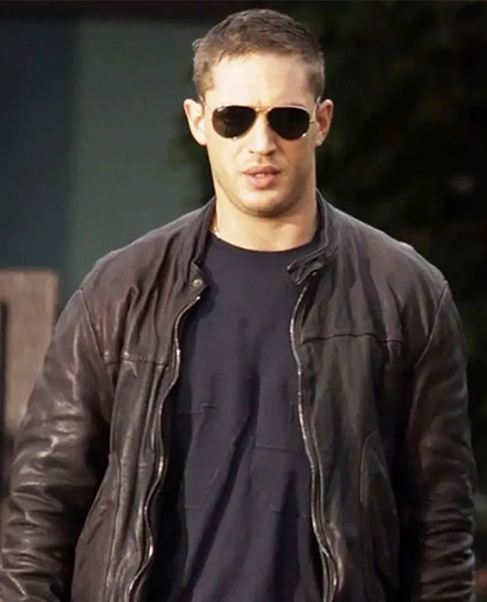 Tom Hardy This Means War Dark brown Leather Jacket