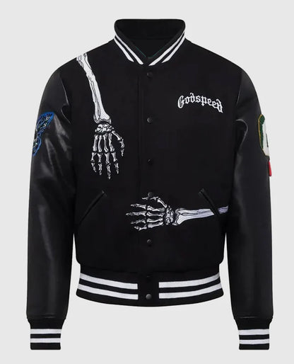 Shop Godspeed Skull Rod Bomber Jacket