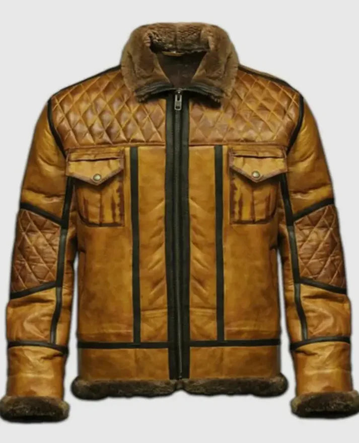 Men's RAF B10 Aviator Jacket | Genuine Sheepskin Leather