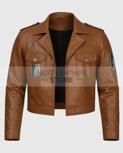 Attack on Titan Scouting Legion Leather Jacket