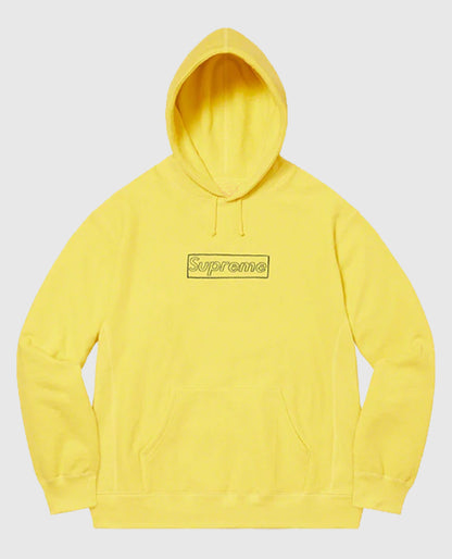 Supreme KAWS Chalk Logo Hooded Sweatshirt