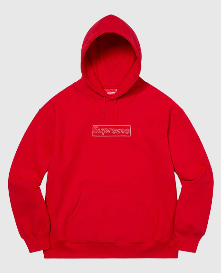Supreme KAWS Chalk Logo Hooded Sweatshirt
