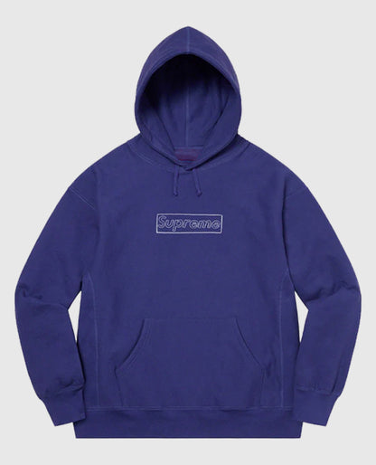 Supreme KAWS Chalk Logo Hooded Sweatshirt