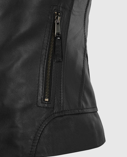 Jennifer Aniston Black Leather Jacket
