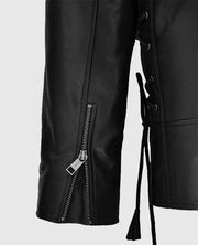 Triple H Black Leather Jacket