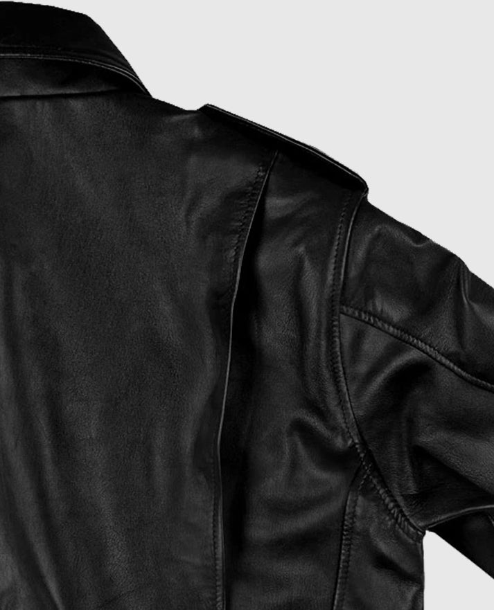 A2 Flight Bomber Leather Jacket For Men