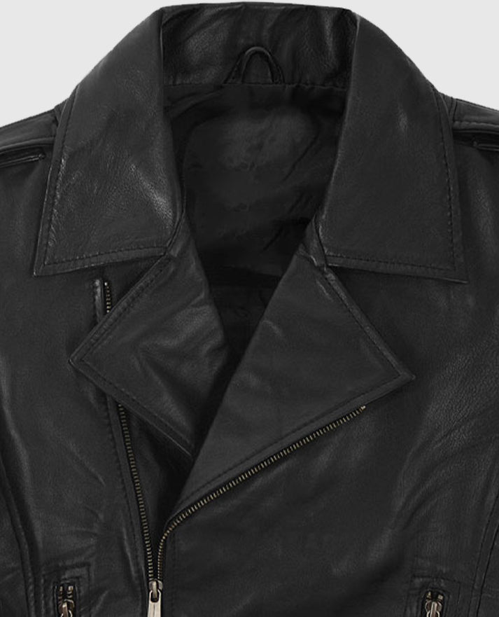 Jennifer Aniston Black Leather Jacket