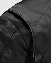 Triple H Black Leather Jacket