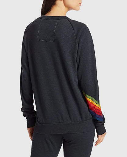 Real Housewives of Salt Lake City Lisa's navy lightning bolt sweatshirt