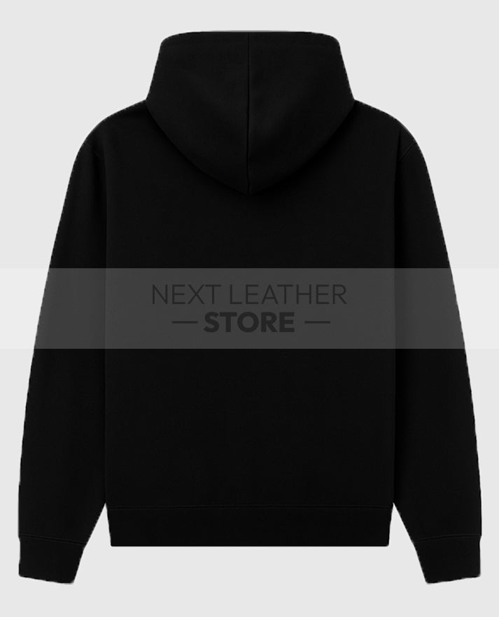1977 Essentials Black Pullover Hoodie