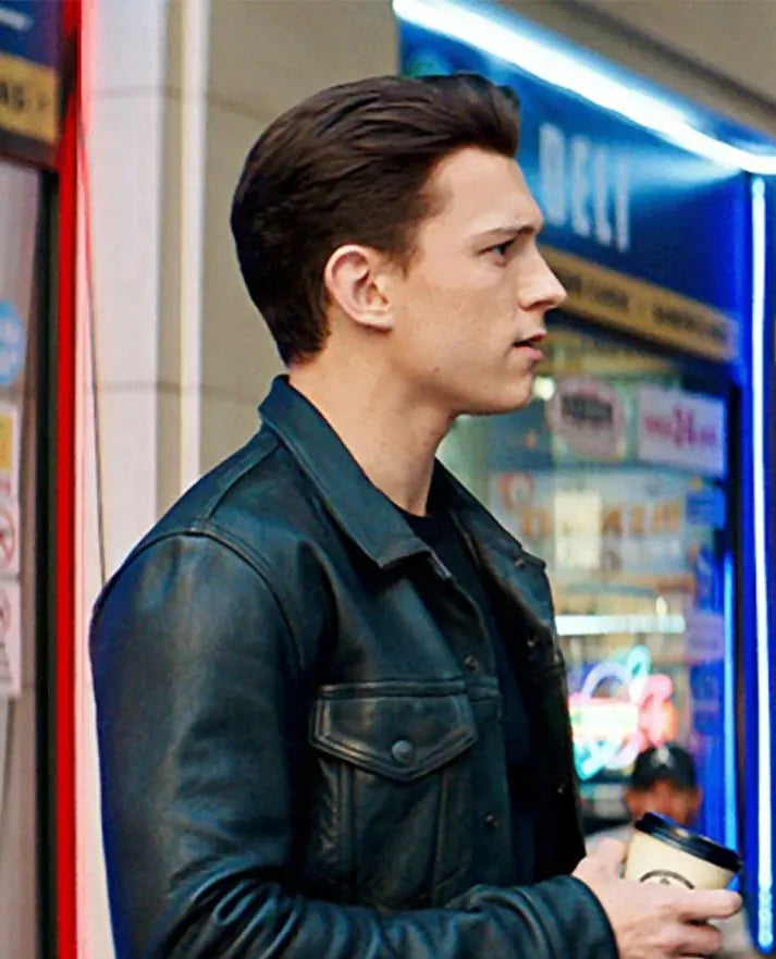 Tom Holland Uncharted Leather Jacket