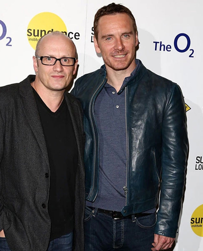 Michael Fassbender Black Leather Jacket