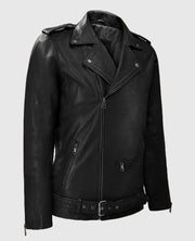 Men's Black Rutland Riding Leather Jacket