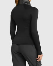 Women's Zella Hybrid Black Puffer Jacket