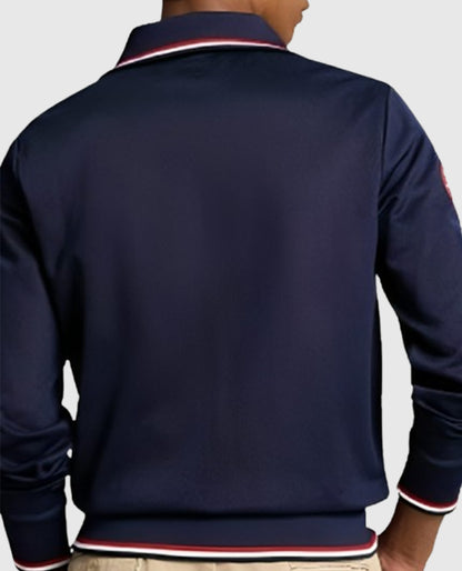 Paris Olympics Team USA Track Blue Jacket
