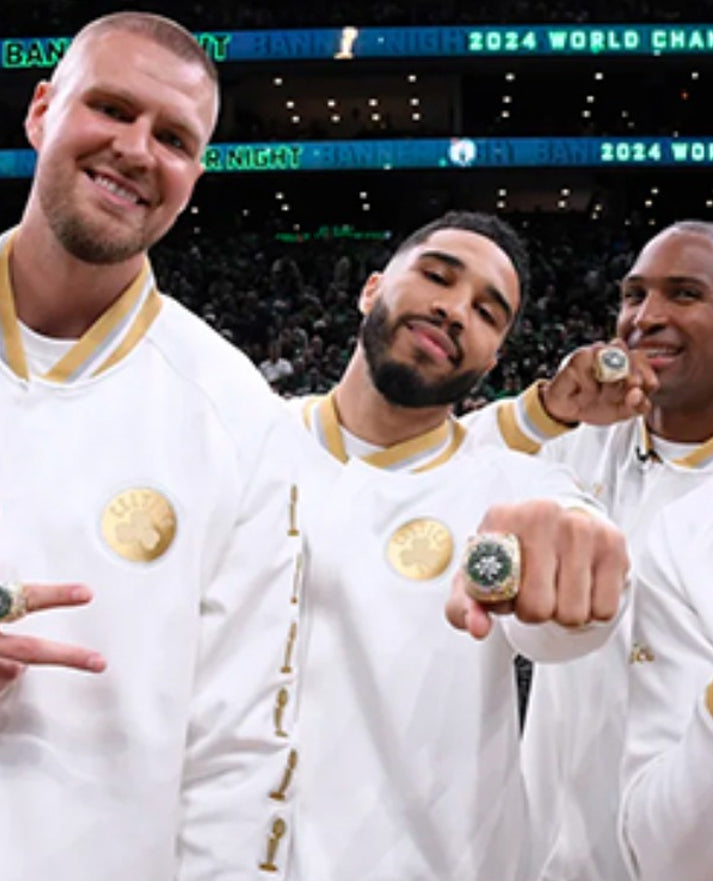 NBA Boston Celtics Trophy Ring Banner Jacket