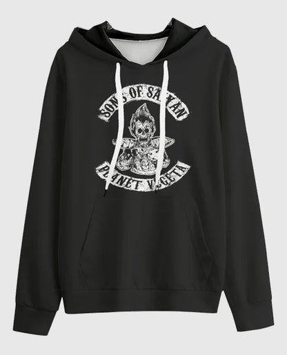 Vegeta Skeleton Scary Super Saiyan Hoodie
