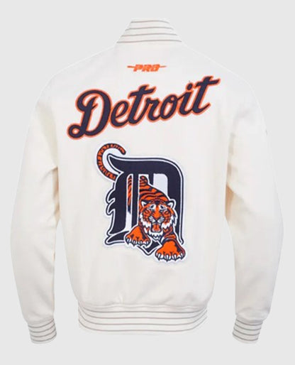 Detroit Tigers Logo Game Day Eggshell Jacket